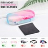 molshine Hard Sunglasses Case, Classic, Colourful and Large Hard Case