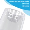 ZOMA - Set of 3 Clear Orchid Pots with Raised