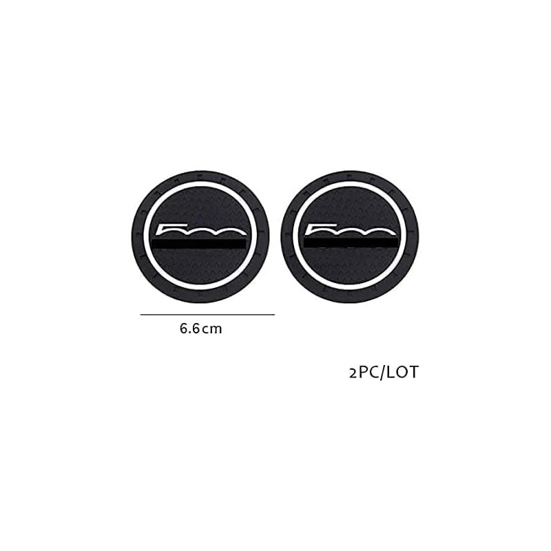Car Cup Holder Insert Anti-Dust Non-Slip Rubber Coaster Mats Compatible
