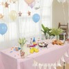 aoozleny Premium Disposable Plastic Tablecloth (54 x 72 inches), Decorative