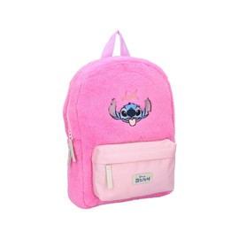 mybagstory - Stitch Backpack Girls - Pink - Children - School - Nursery - Nursery - School Bag Girls - Adjustable Straps - Gift Idea - 33 cm - Shell Bag, Stitch - Pink, Enfant, Stitch - Pink