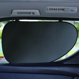 Meltec CPR-700 Car Sun Shade, Blackout Shades, Window Frame Shape, Light to Minivan, Thermal Insulation & UV Protection, 2 Panels