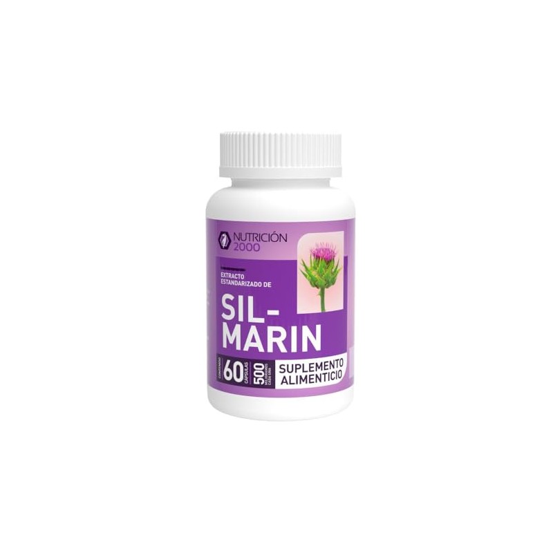 LIMON CON CHIA - Silimarina N2000, 500 mg, 60 Cápsulas,