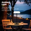 ILOVINIT ILOVINIT Solar LED Outdoor Table Lamp Waterproof, 3 Level