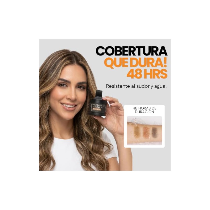 Henrys Polvo para Retocar Raíces Rubio Oscuro 10g, Define Línea