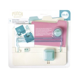 Rayher Punch Board with paper trimmer for DIY Subject Dividers, We R Memory Keepers Tab Punch Board, 60771000