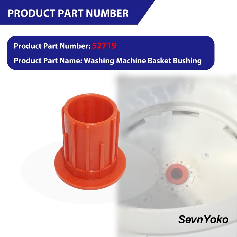52719 Washing Machine Basket Bushing - Compatible with Whirlpool |