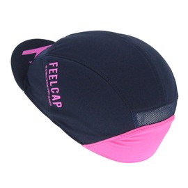 Feel Cap Light Weight EVO CYCLING CAP Rosa Navy M-L 22.8 - 24.0 inches (58 - 61 cm), navy