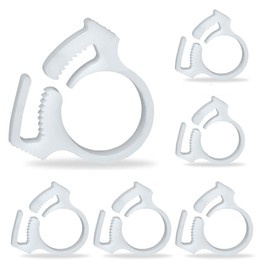 HENMI 6 PCS Sweep Hose Attachment Clamp Clasp Replacement Pool Hose Clamps,Compatible with Polaris Pool Cleaners 180 280 360 380 480 for Polaris Tail Clamp B15 B-15