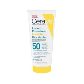 CeraVe Locin Protectora Invisible Hidratante 50FPS protector solar corporal hidratante para todo tipo de piel 177ml                                   