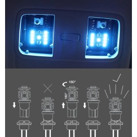 Unbranded 14 x ICE BLUE Interior LED Light Package For 2005-2010 Jeep Grand Cherokee +TOOL