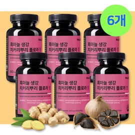 MoreH Phuung Fabiflora Papiflora Fabiflora Black Ginger Puung Phuung Fabiflora Extract Fabiflora Fabifolia Extract Black Garlic Ginger Chicory Root Flora Tablets 6 Boxes / 파비풀로라추출물 흑마늘 생강 치커리뿌리 플로라정 6 박스