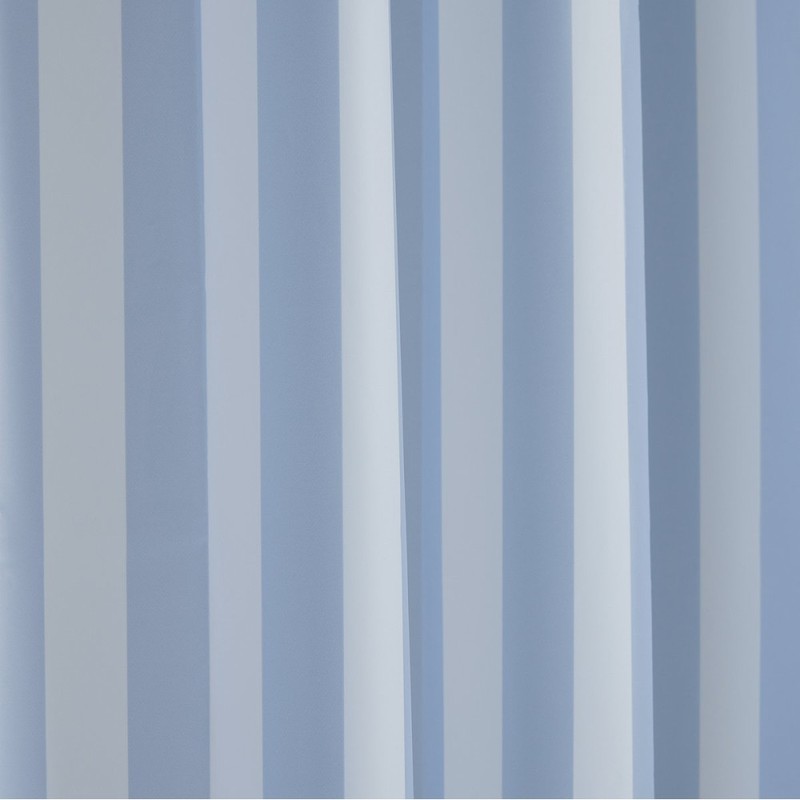 JAJU [JAJU] Stripe Shower Curtain 180X180cm_Blue