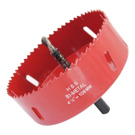 108mm Hole Saw and Hole Saw Accessories Dust Bowl 2PCS Set,LAIWEI Hole Saw dust Collector for All Hole saws up to 125mm Cutting Diameter