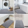 smiry Chenille Bath Mat, 40 x 60 cm, Non-Slip Super