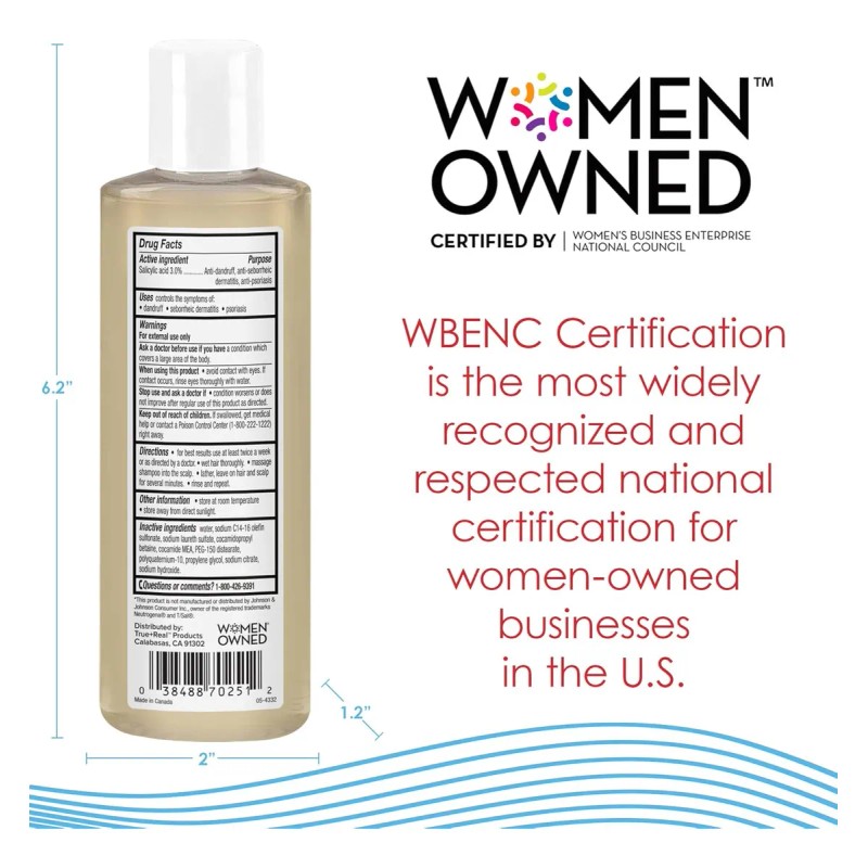 True+real Shampoo Ácido Salicílico 3% Maximun Strength 130ml