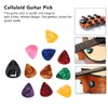 10 Uds Plumillas para Guitarra,Puntas de Guitarra de Geluloide