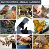 eperfect2012 Animal Handling Gloves Bite Proof Leather Sleeve Dog Cat