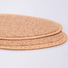 Insoles made of vegetable-tanned leather, insoles with natural cork against