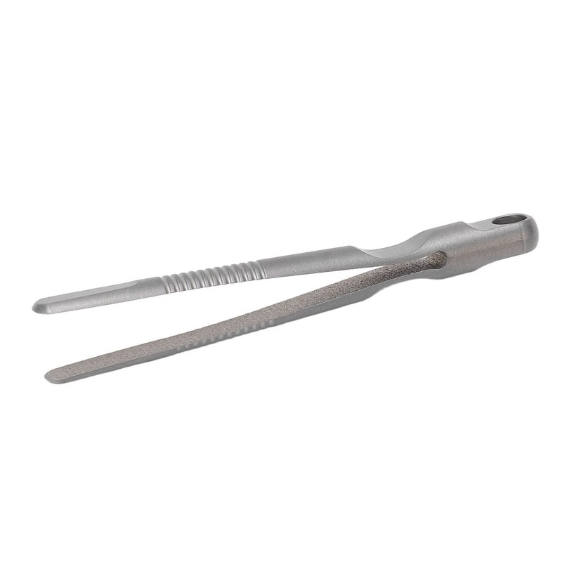 SPYMINNPOO Mini Keychain Tweezer, EDC Mini Keychain Tweezer Titanium Alloy