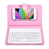 Keyboard Case, PU Leather Magnetic Flip Stand Travel Carrying Case