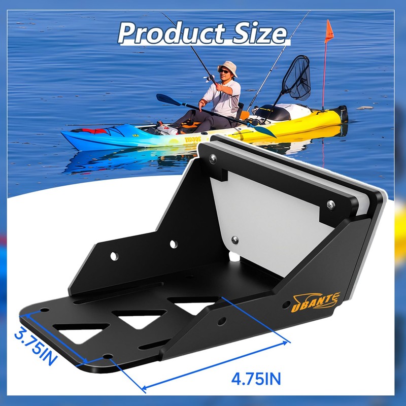 Transom Trolling Thick Heavy-Duty Motor Mount for Kayaks, for Trolling