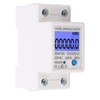 LCD Digital Energy Meter Single Phase 2P Electricity Usage Monitor