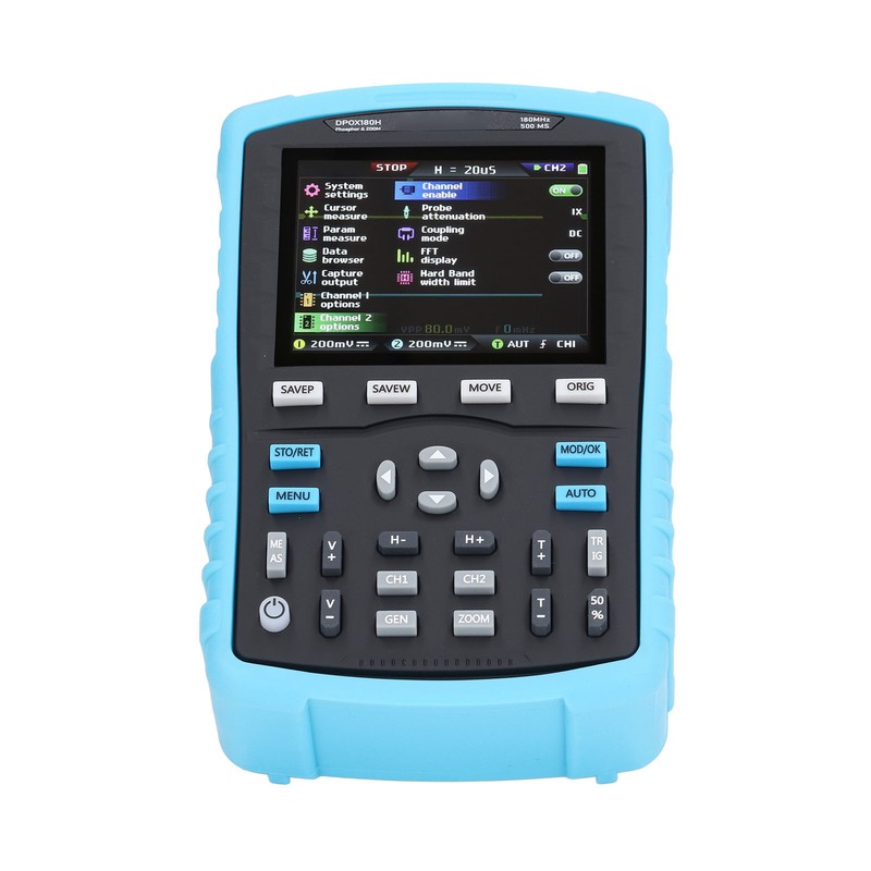 Fluorescent Digital Oscilloscope 2.8in Display 3000mAh Dual Channel Signal Generator