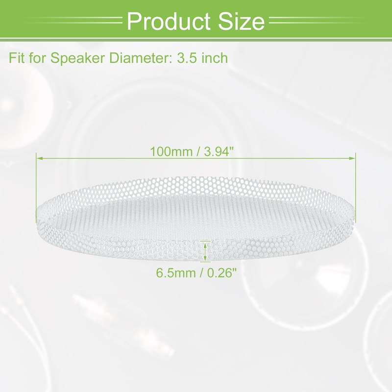 ACROPIX Universal 3.5 Inch Speaker Grills Mesh for Audio Subwoofer