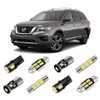 BRISHINE White Interior LED Lights Kit for Nissan Pathfinder 2013