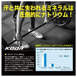 KODA Electrolyte Powder LEMON Electrolyte Powder, 1 Lemon, 0.1 oz (4 g), 30 Bottles per Box (Hydration / Action Food), Pink