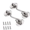 Jrancc Holder Window Brace 2PCS Cabin Door Hook Eye Latch