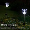 2 Pack LED Solar Angel Lights Solar Powered White Light
