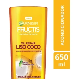 🛢️💖 Garnier Fructis Oil Repair 3 | Acondicionador Fortificante, Nutrición Profunda, 650 ml 🌿✨