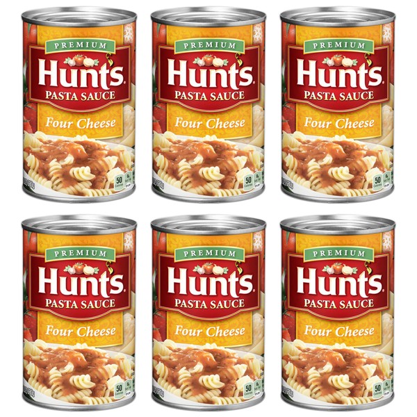 Hunts pasta sauce four cheese 24 oz - PACK OF 6