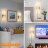 Plug in Wall Sconce Set of 2 - Small Gold