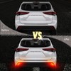 BINQIGOO Smoked Housing Full LED Rear Reflector Fog DRL Kit