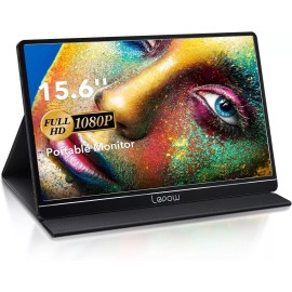 Lepow Portable Monitor 15.6" FHD USB-C HDMI Gaming Ultra-Slim IPS Display New!!!