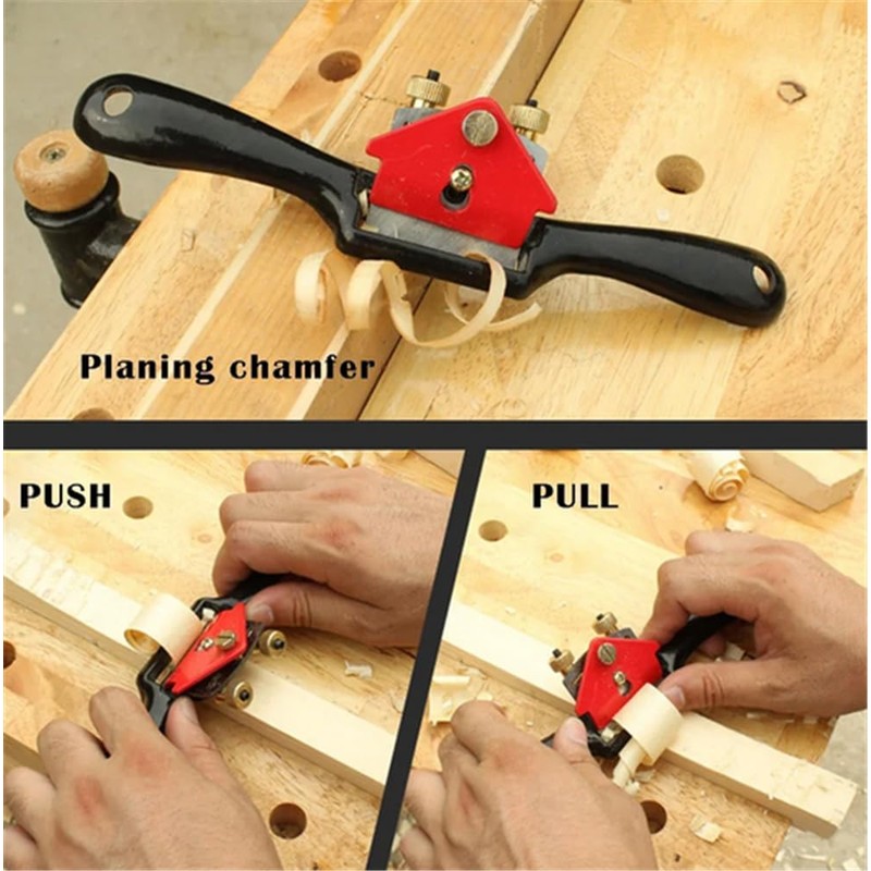 1PCS Metal Woodworking Blade Spoke Shave Manual Planer Plane Deburring