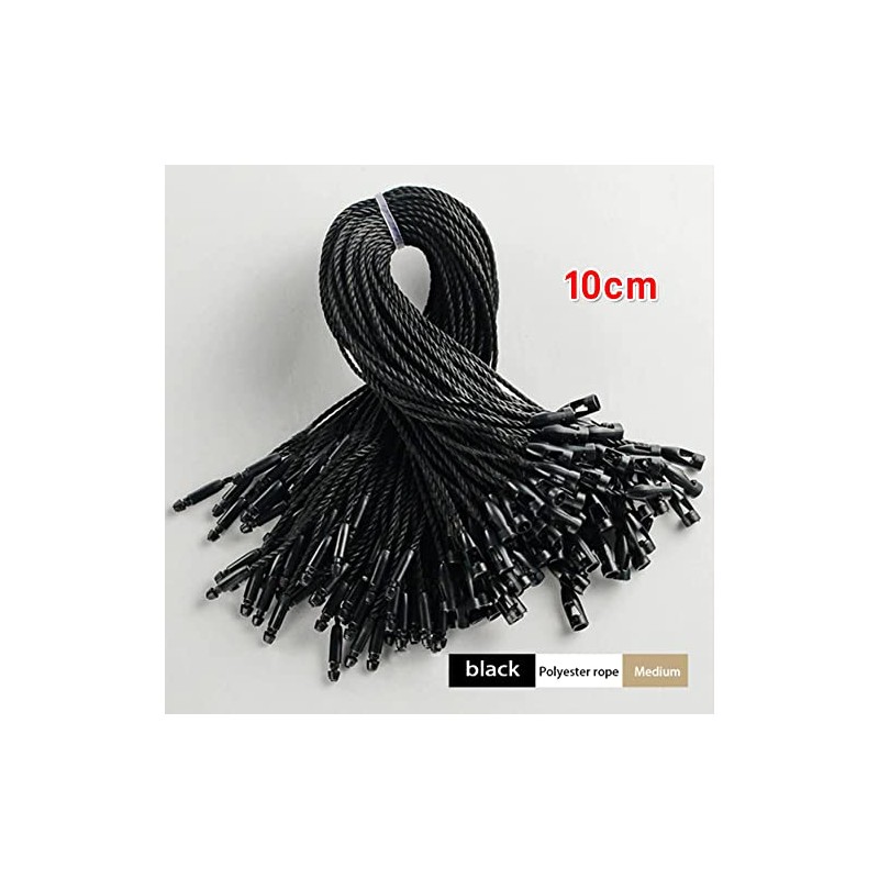 100Pcs Clothing Price Tag Bullet Head Hang Swing Tags Labeling