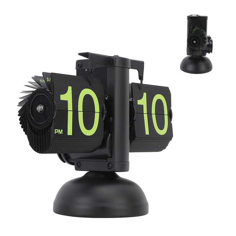 European Style Retro Digital Flip Down Clock 304 Stainless Steel
