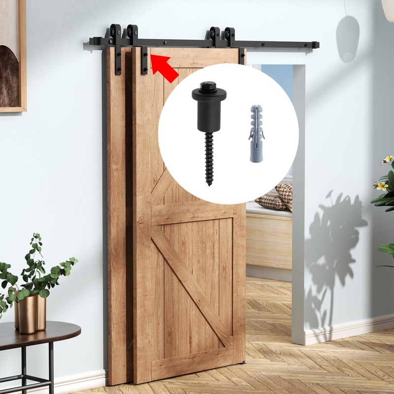 Bitray 5Packs Barn Door Spacers Kit 1.34Inch Barn Door Wall