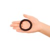 8 Large Smooth Elastic Hair Coils, 2.5in Diameter, Large Size,
