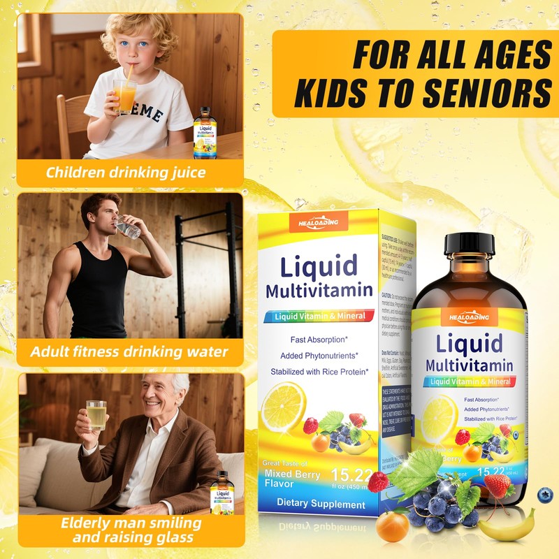 HEALOADING HEALOADING Nutritious Liquid Multivitamin for WomenLiquid Multi Vitamin with