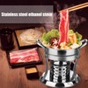 Stainless Steel Hot Pot Stove Outdoor Camping Hot Pot Stove