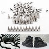 100pcs Screw Back Bullet Stud Spike Belt Bag Leather Craft