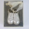 Russ Berrie Baby Precious Keepsakes Baby's First Bootie Silverplated Unisex