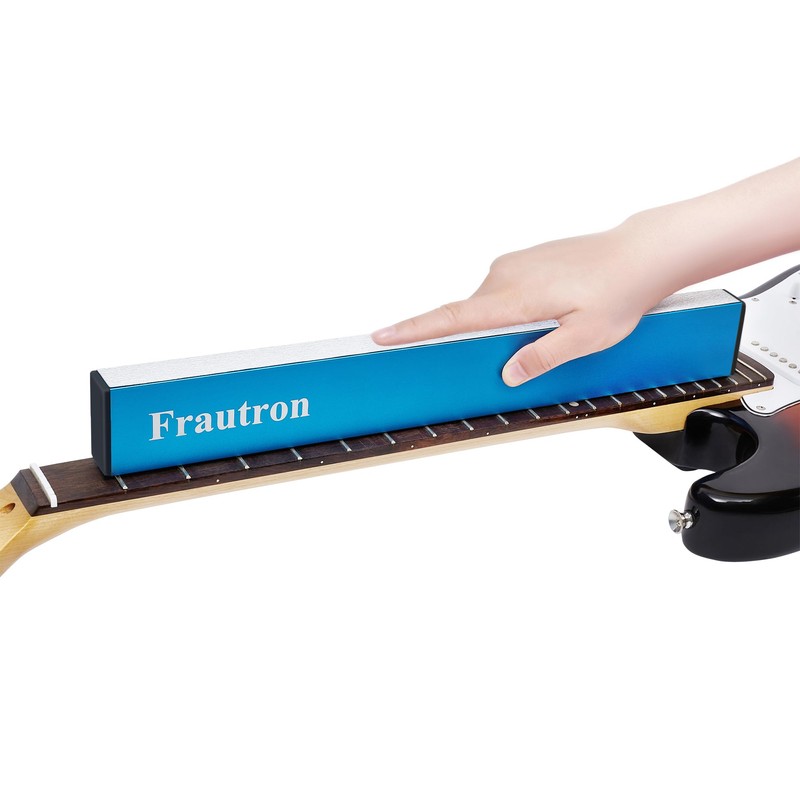 Frautron Guitar Luthier Tool Kit Includes 16" Fret Leveling Beam,