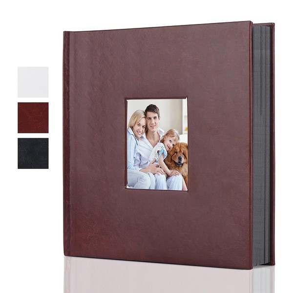 Leather Scrapbook Album DIY Set Scrap Book Album Hardcover Pictures