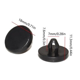 Brake Pedal Pads 20pcs Auto Brake Switch Pad Brake Switch Stopper Brake Light Switch Stopper Brake Clutch Pedal Car Accessories